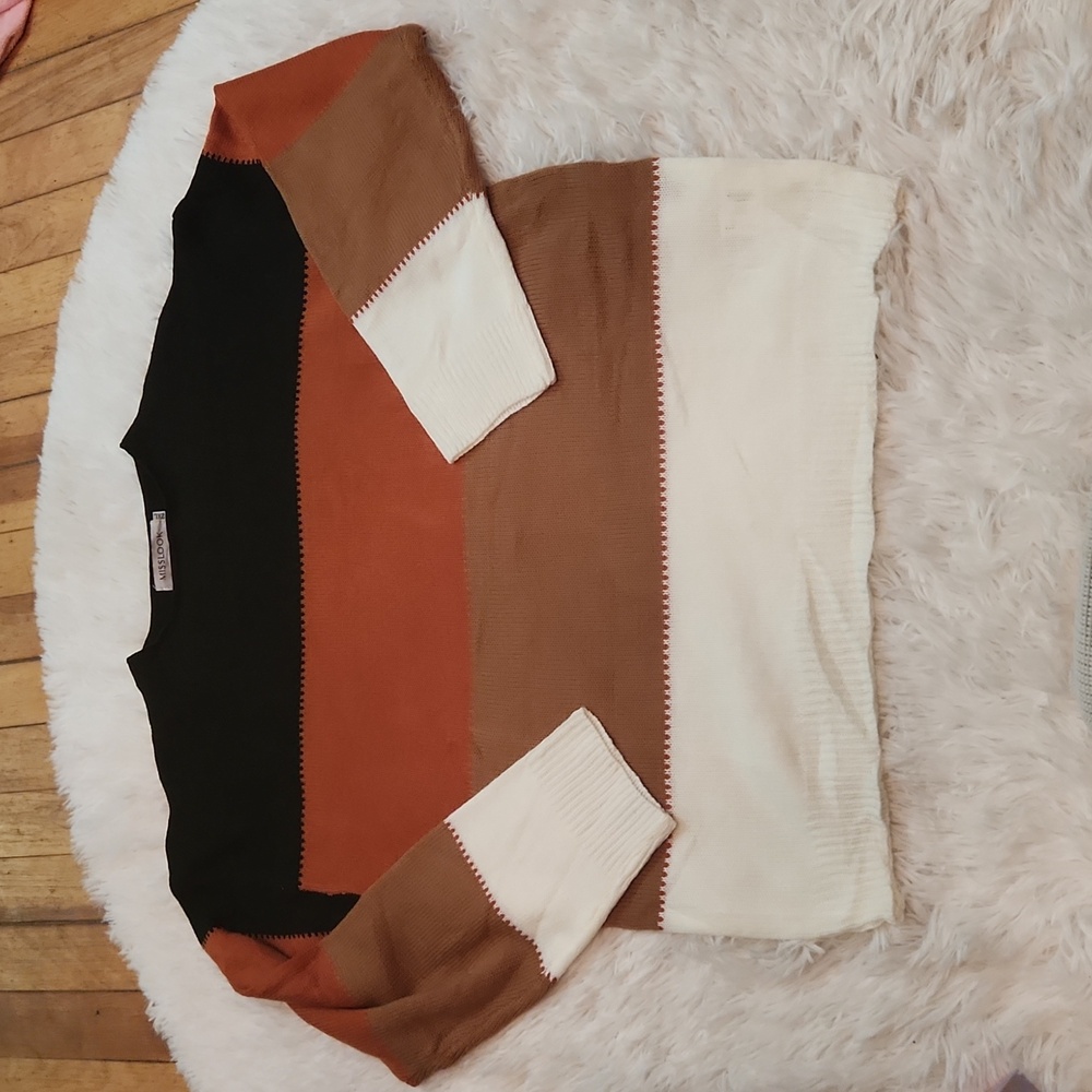 Misslook striped sweater 2xl